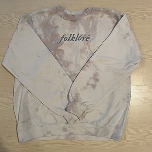 Taylor Swift Official Merch Folklore Sweatshirt